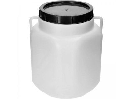 Browin Barel 30l HDPO, bílý, hranatý
