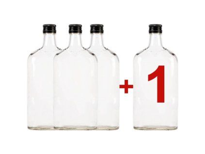 DuraHome Láhev, 3+1 zdarma, Placatka 500 ml