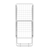 DuraHome Sušák na prádlo, skládací, White 103, 18m