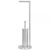 DuraHome WC stojan, stříbrný, 104M