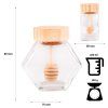 DuraHome Sklenice Vilík, 100ml s naběračkou na med