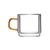 Vialli Design Sada 2 dvoustěnných espresso šálků, 80ml, AMBER 8579