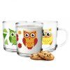DuraHome Hrníček Šimon 200 ml/ Sovy 3ks