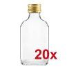 DuraHome Láhev, Placatka 100 ml, 20 ks