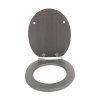 DuraHome Sedátko WC,  ASPECT, MDF, soft close_antracit
