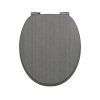 DuraHome Sedátko WC,  ASPECT, MDF, soft close_antracit