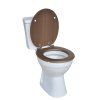 DuraHome Sedátko WC,  ASPECT, MDF, soft close_hnědé