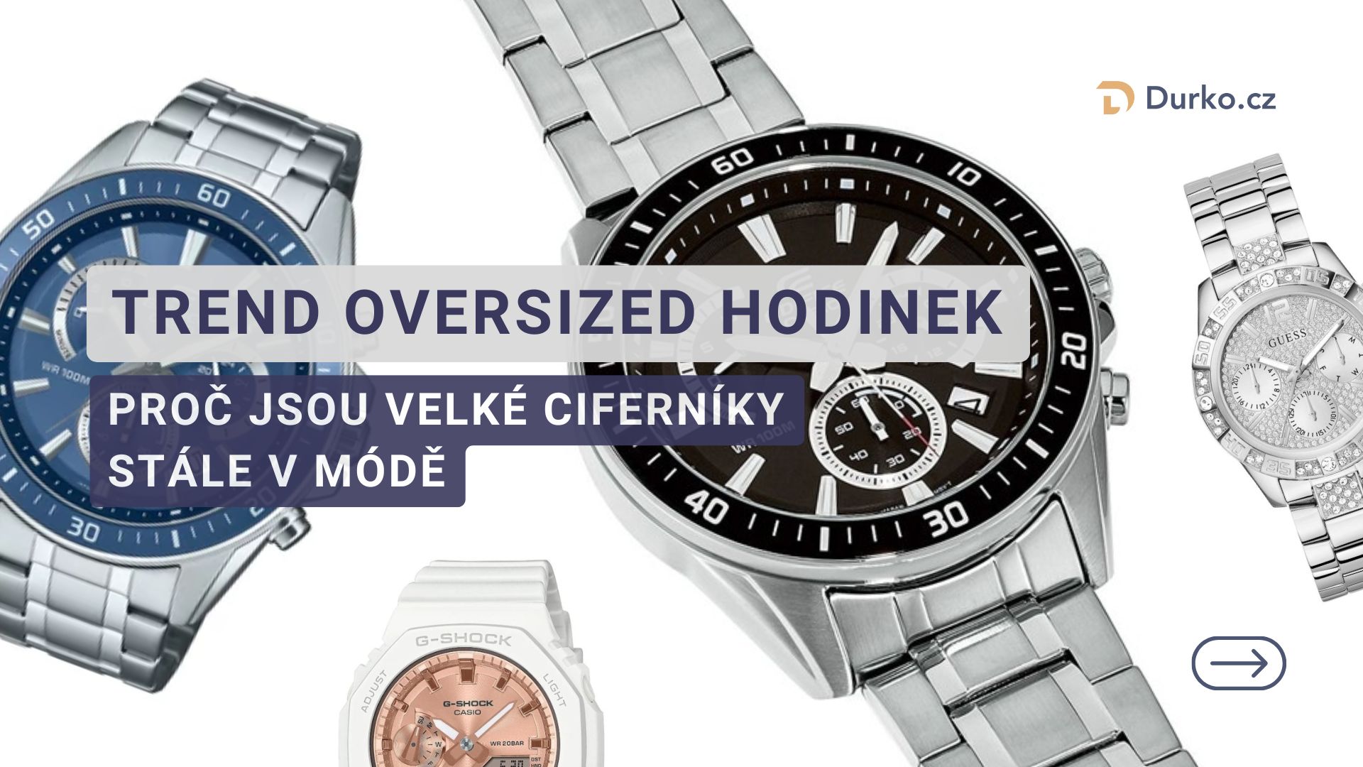 Trend oversized hodinek: proč jsou velké ciferníky stále v módě