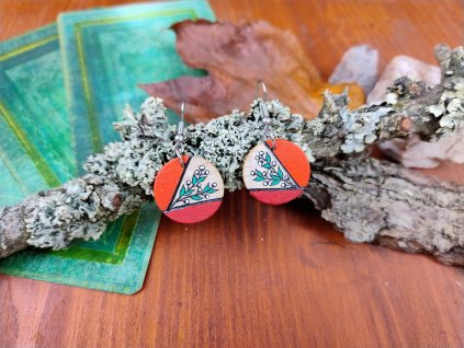 Náušnice Merida - červené