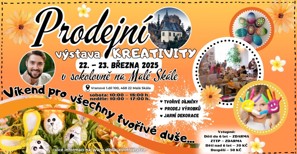 🌸 Přijďte si užít víkend plný kreativity! 🌸