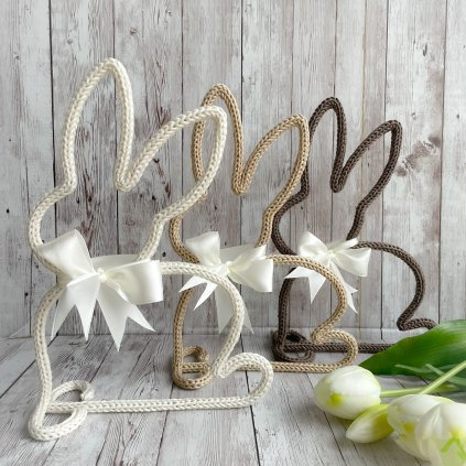 Jarni dekorace zajic sada