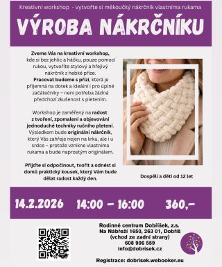 ✨ Vyrob si svůj měkký nákrčník z příze Alize Puffy! ✨ Chceš si odpočinout, tvořit a odnést si hotový výrobek? Přijď na...