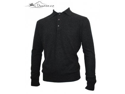 Kašmírový pullover Alex (Barva Antracit, Velikost 3XL)