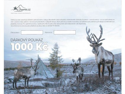 5852 1 darkovy poukaz v hodnote 1000 kc