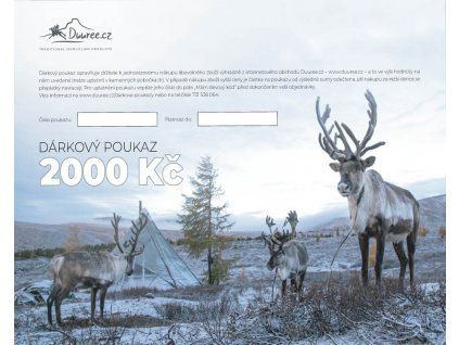 5858 1 darkovy poukaz v hodnote 2000 kc