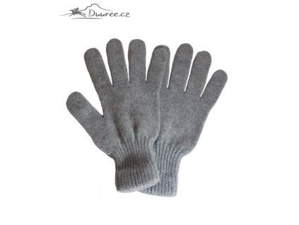 Kašmírové rukavice Sirius (Barva Světle šedá)