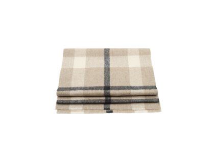 Kašmírová šála Tartan (Barva Hnědá)