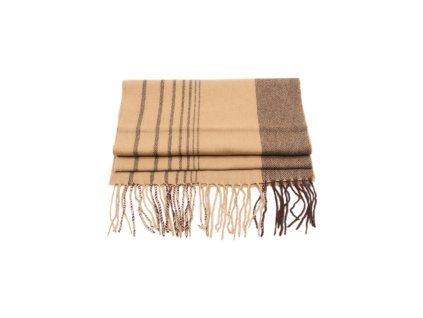 Kašmírová šála Bayadere (Barva Hnědá)