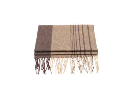 Kašmírová šála Bayadere (Barva Hnědá)