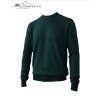 Kašmírový pullover Ronaldo (Barva Tmavě zelená, Velikost 3XL)
