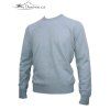 Kašmírový pullover Ronaldo (Barva Světle šedá, Velikost 3XL)