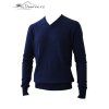 Pullover s výstřihem do "V" Tapio (Barva Modrá, Velikost 3XL)