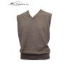 Kašmírová vesta Marco (Barva Hnědá, Velikost 3XL)