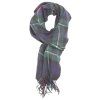 Kašmírová šála Tartan (Barva Tmavě modrá)
