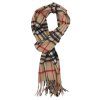 Kašmírová šála Tartan (Barva Béžová)
