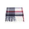 Kašmírová šála Tartan (Barva Tmavě modrá)