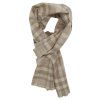 Kašmírová šála Tartan (Barva Béžová)
