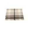 Kašmírová šála Tartan (Barva Hnědá)