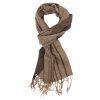 Kašmírová šála Bayadere (Barva Hnědá)