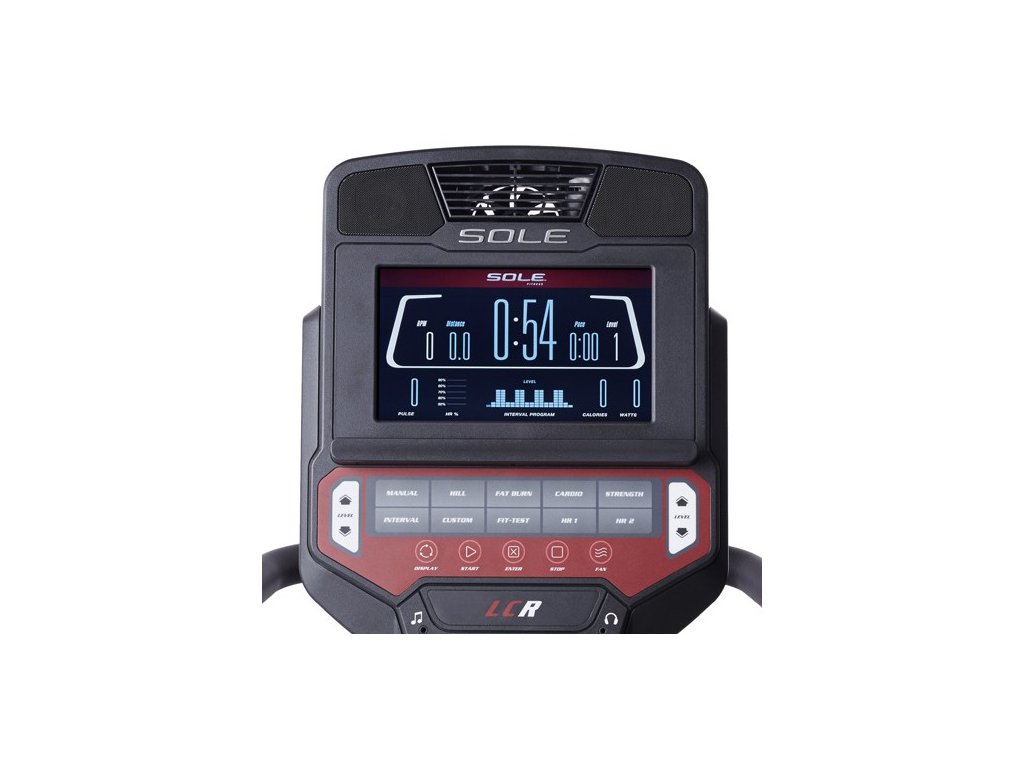 Recumbent Sole Fitness LCR + Bluetooth Duvlan.cz