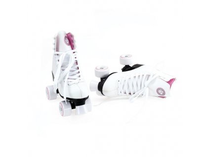 Kolečkové brusle Nils Extreme Quad NQ 8400 S bílé