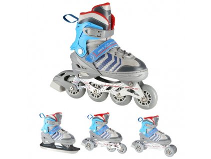 Brusle NILS EXTREME 4V1 NH18192 šedo-modré