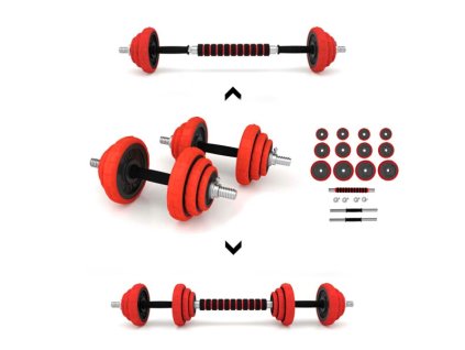 Sada litinových činek HMS SGGX20 20kg 02