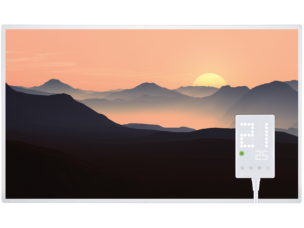 Infračervený ohřívač Heidenfeld HF-HP105 s termostatem - 600 Watt Motiv: Sunrise