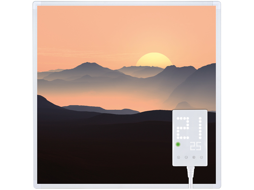 Infračervený ohřívač Heidenfeld HF-HP105 s termostatem - 400 Watt Motiv: Sunrise