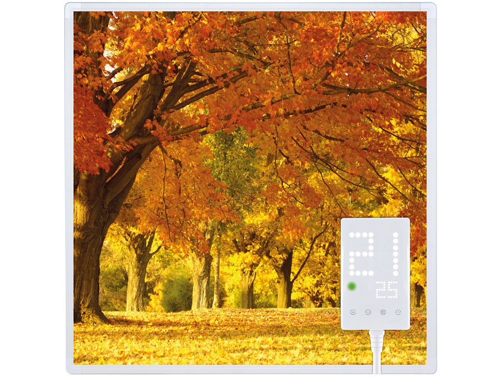 Infračervený ohřívač Heidenfeld HF-HP105 s termostatem - 400 Watt Motiv: Autumn