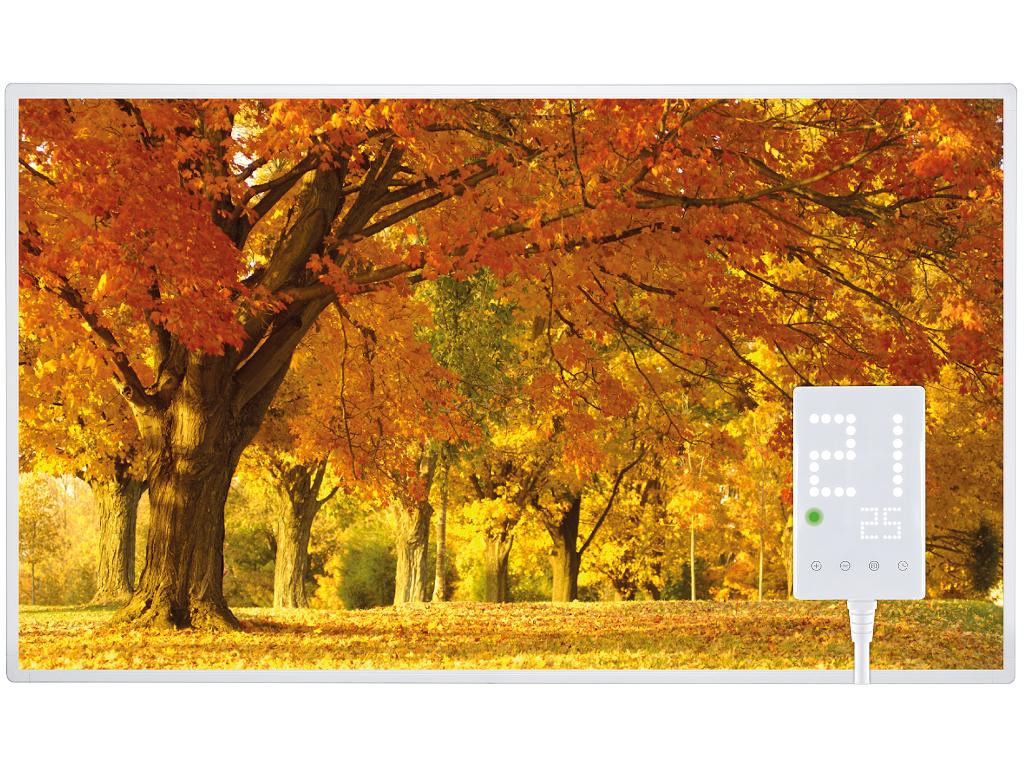 Infračervený ohřívač Heidenfeld HF-HP105 s termostatem - 1000 Watt Motiv: Autumn