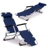 Skládací lehátko 2v1 ModernHome ZRL010F modrá