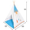 Dětský stan Ecotoys Teepee 8177 04