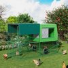 Mobilní kurník GAUN 10370 pro 4–6 slepic v exteriéri 01