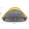 Samorozkládací plážový stan MultiGarden BT-004A rozměry
