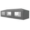 Zahradní stan MultiGarden 3x9 m šedý