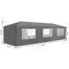 Zahradní stan MultiGarden 3x9 m rozměry