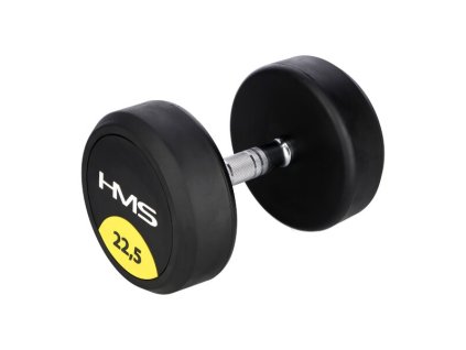 HMS HG PRO Gumírozott egykezes súlyzó 22,5 KG