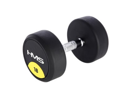 HMS HG PRO Gumírozott egykezes súlyzó 18 KG
