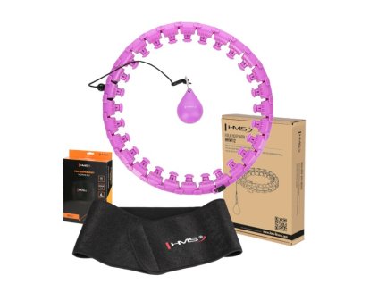 HMS HHW12 Masszázs Hulahopp karika súlyokkal plus size + BR163 karcsúsító öv